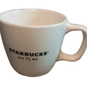 Starbucks Sea 71 Wa Porcelain White Coffee Mug Cup 12 Ounces Preowned